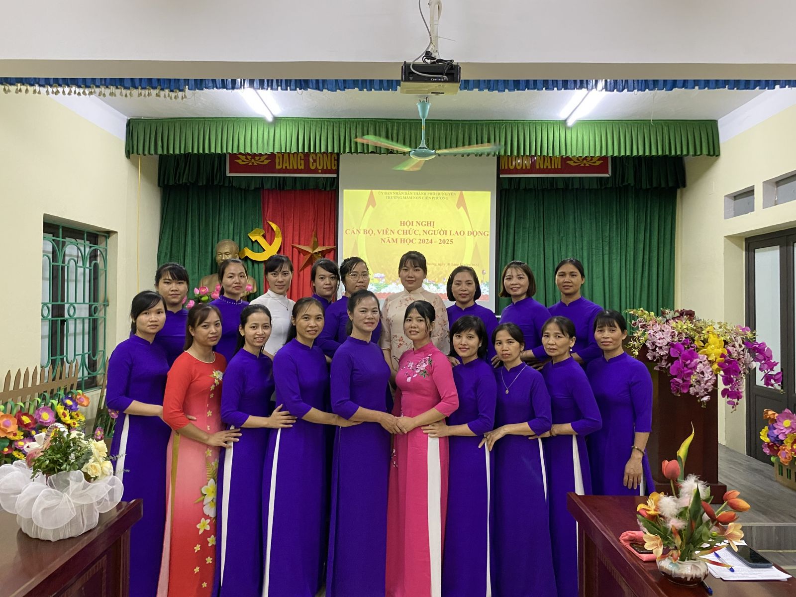 HỘI NGHỊ CÔNG CHỨC, VIÊN CHỨC VÀ NGƯỜI LAO ĐỘNG TRƯỜNG MẦM NON LIÊN PHƯƠNG NĂM HỌC 2024–2025